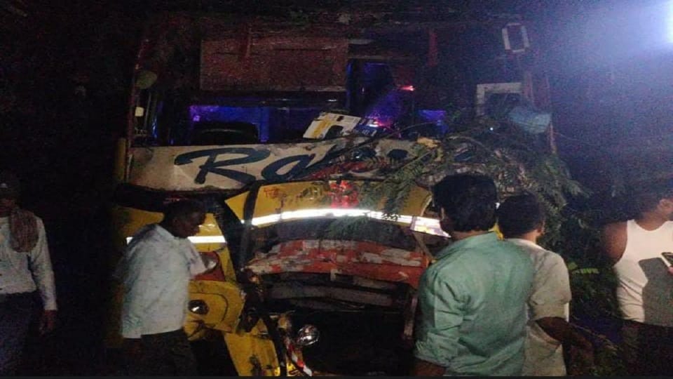 Bus carrying BSP workers to Lucknow rally hits tree, 10 injured