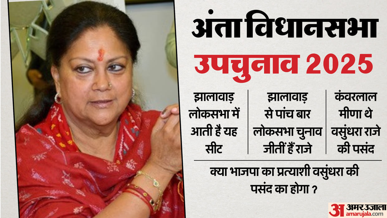 Rajasthan Politics Anta Assembly By-election 2025 Who will Win Bhaji Congress announces candidate BJP meeting