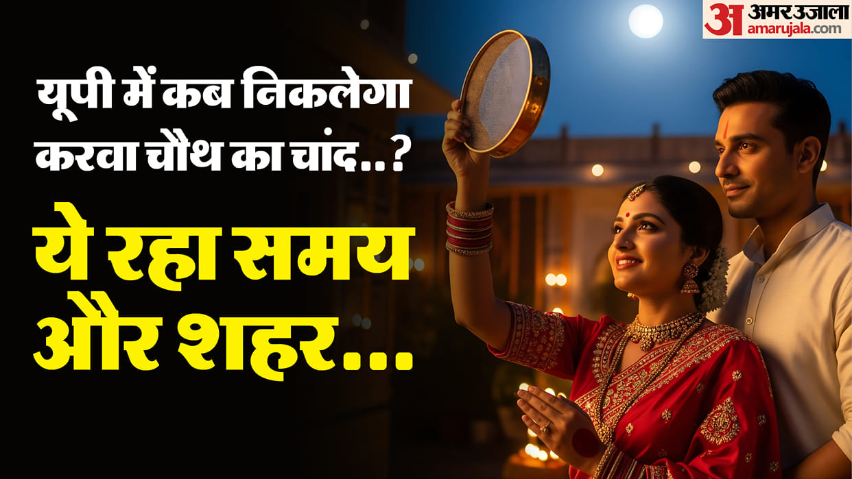 Moon Rise Time in UP City Wise on karwa chauth today