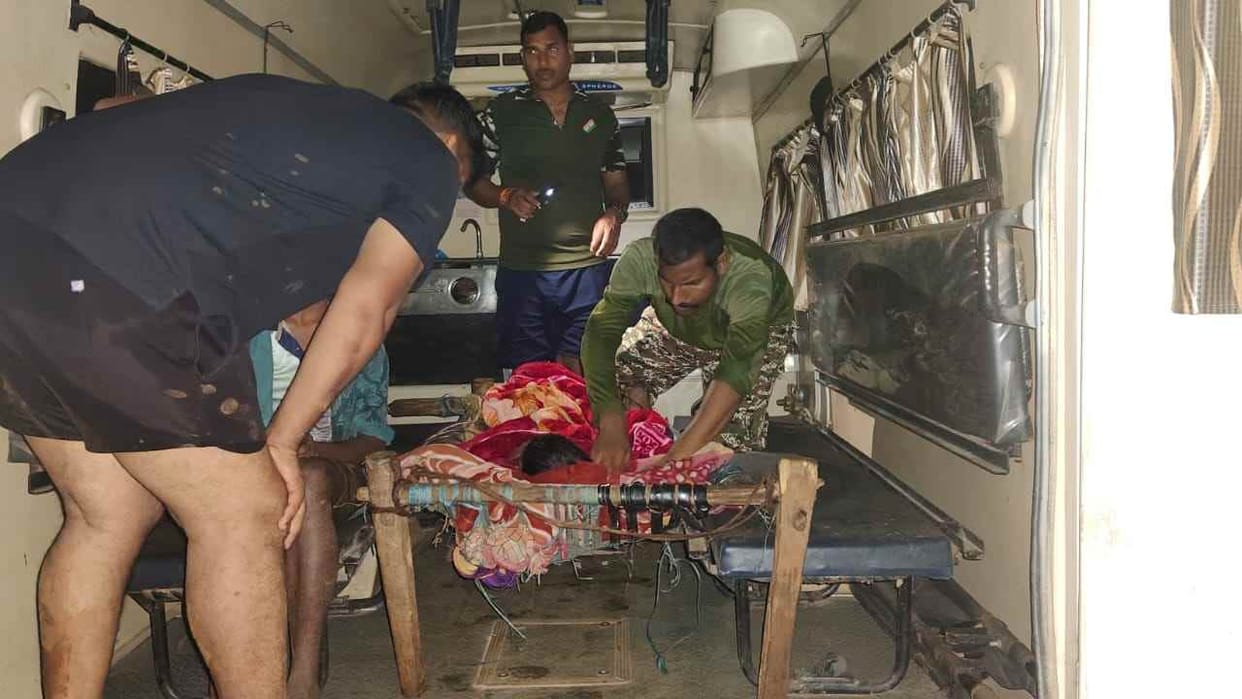 IED blast in Bijapur and tribal child injured