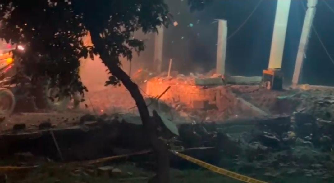 Second blast in Ayodhya late night: Lekhpal investigating on the spot seriously injured