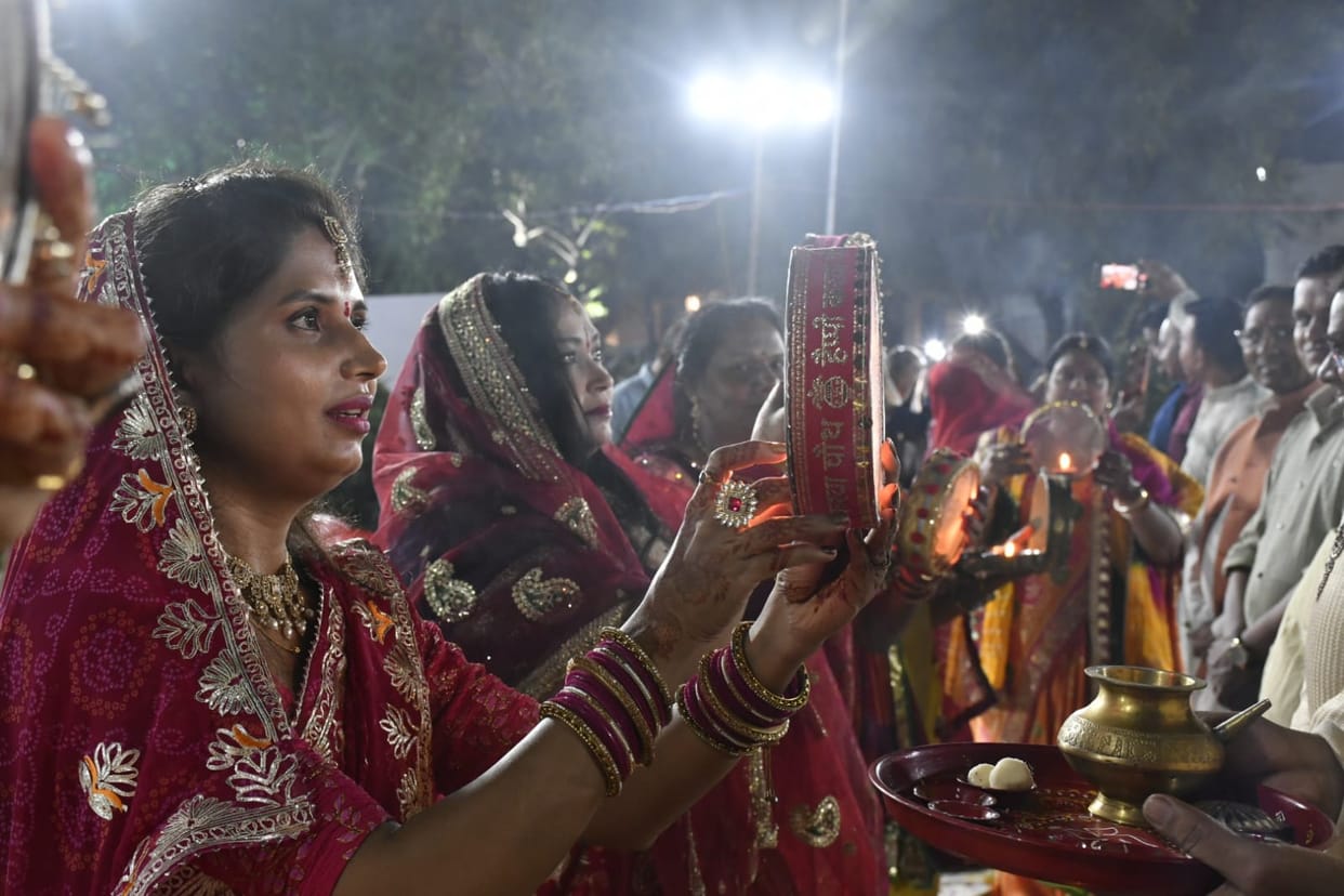 Karwa Chauth: The festival of Karwa Chauth is steeped in love, tradition and faith; women of the Punjabi commu