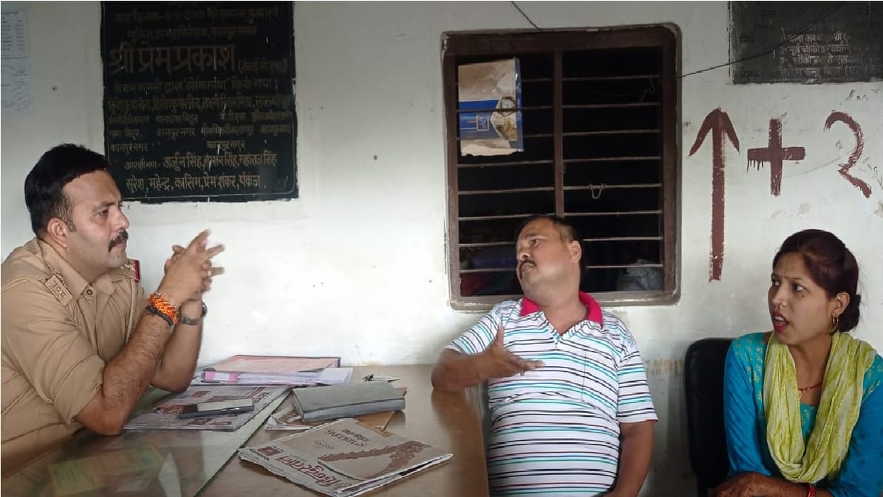 A Kanpur couple made peace with their Five month old dispute on Karwa Chauth