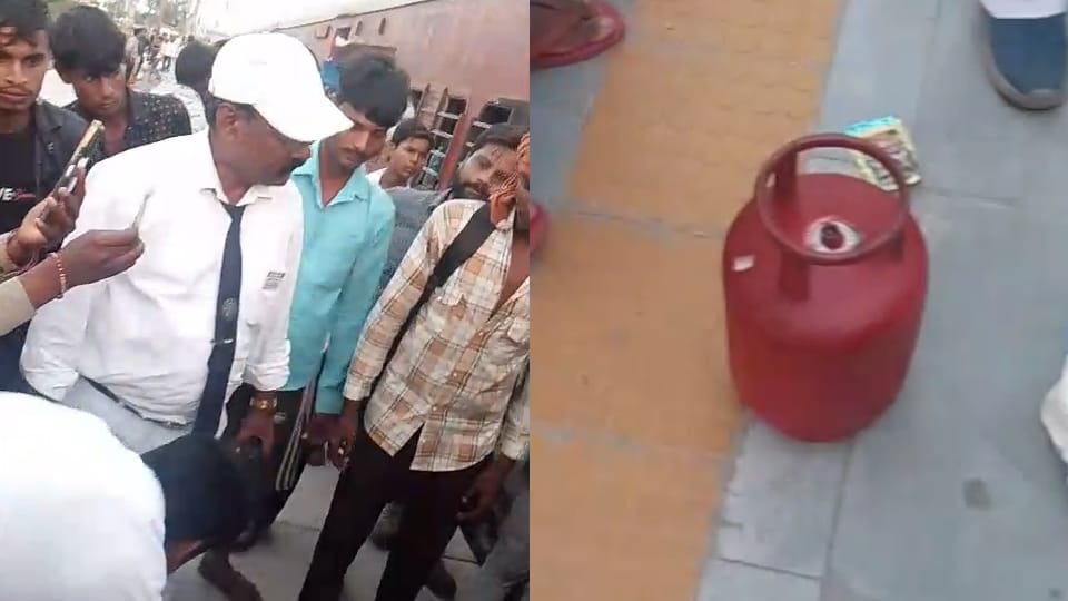 UP News Explosion due to leaking gas cylinder in Ala Hazrat Express stampede among passengers many injured