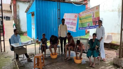 64 suspected patients found during leprosy-free awareness week, treatment started as soon as 2 were confirmed.