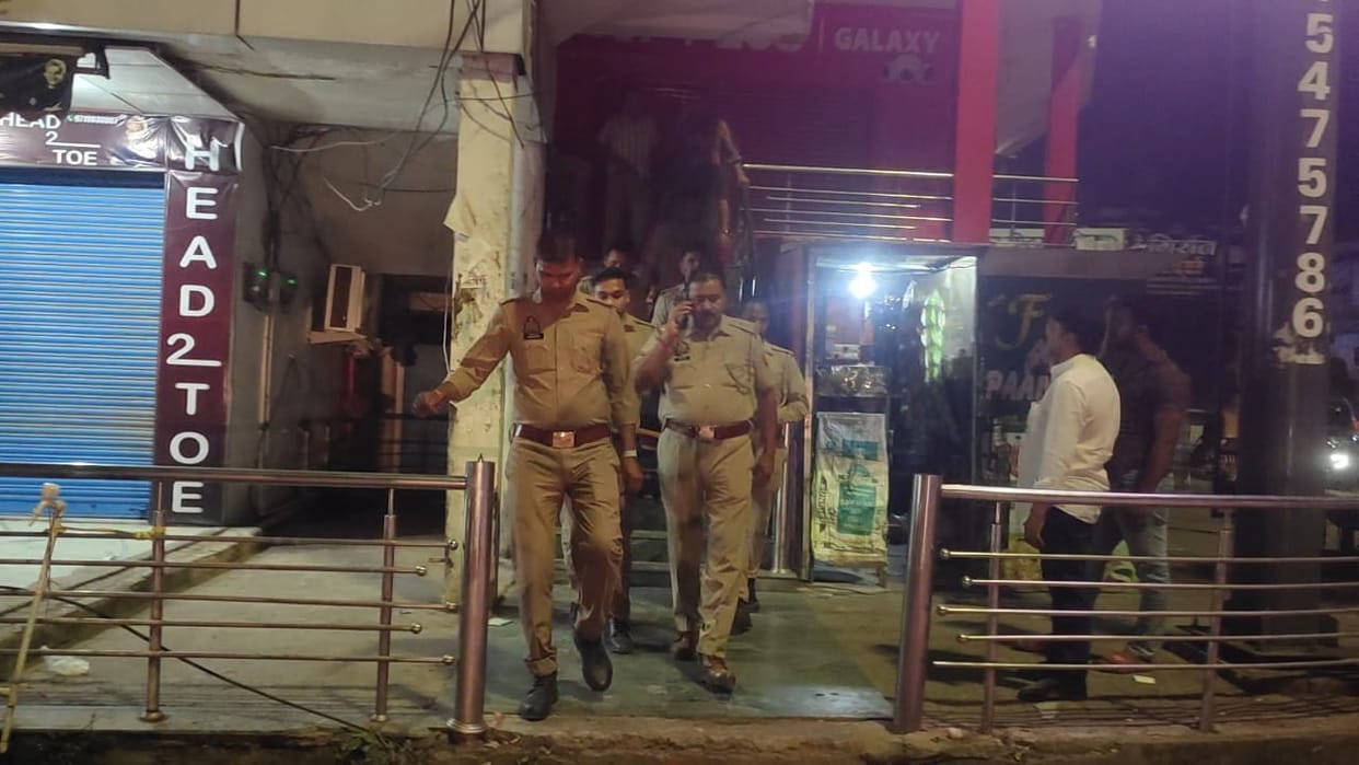 Etawah Fire broke out during a show at Baba Mall stampede ensued employees brought the fire under control