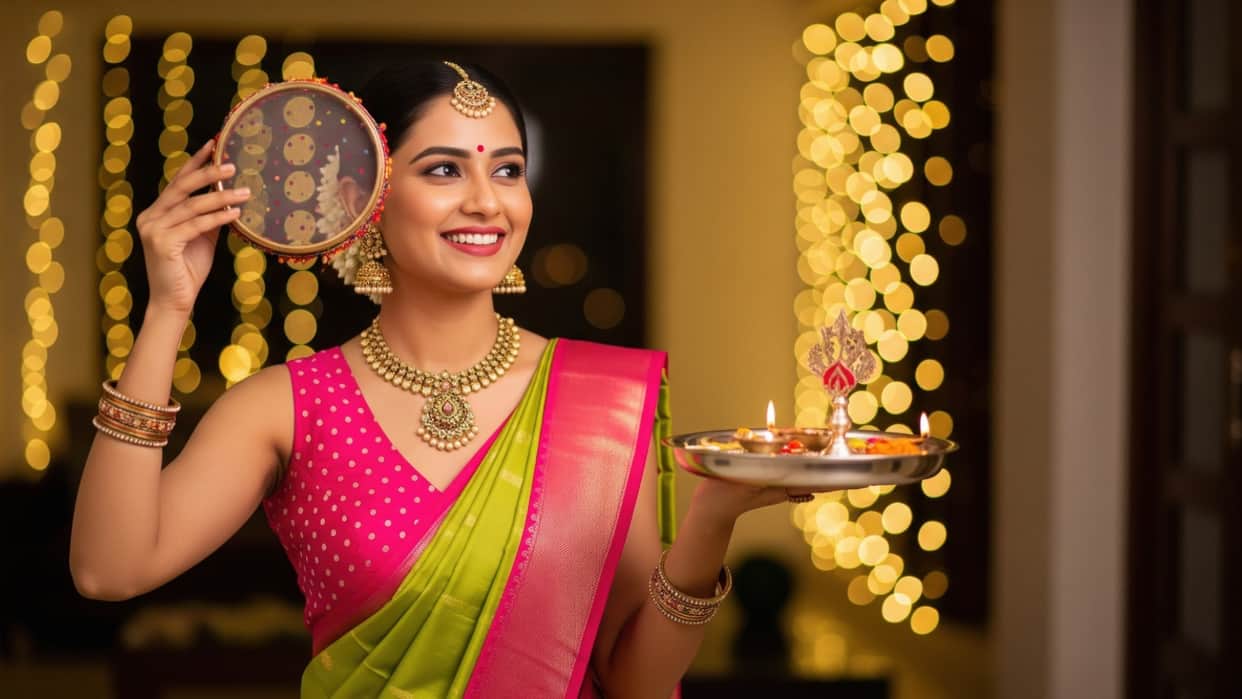 Karwa Chauth 2025 Makeup Tips How to Do Makeup Follow Step By Step