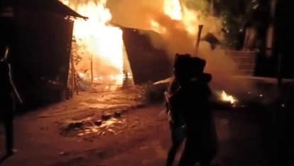 purnia tempo driver refuses passenger house set on fire loss 3 lakh two goats dead