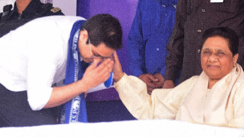 Mayawati elevates nephew Akash Anand; Akhilesh Yadav remains the target Nepotism in BSP rally
