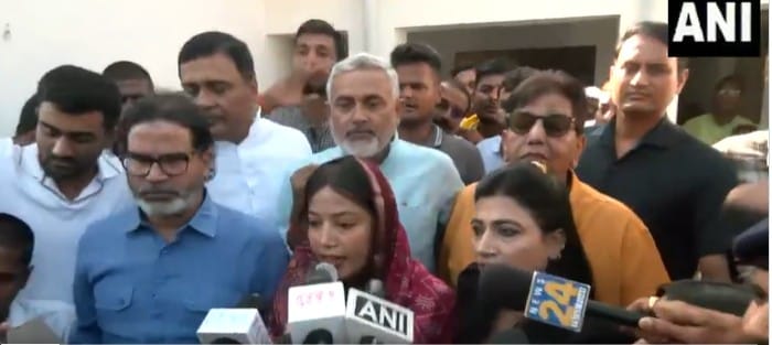 Bihar Election 2025: Pawan Singh wife Jyoti Singh met Prashant Kishor