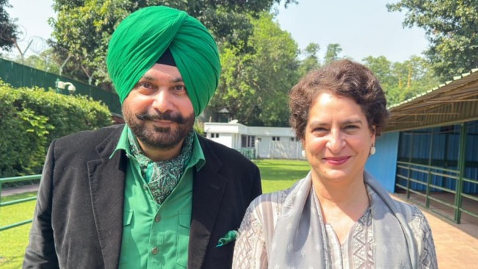 Navjot Sidhu meets Priyanka Gandhi in Delhi post on X
