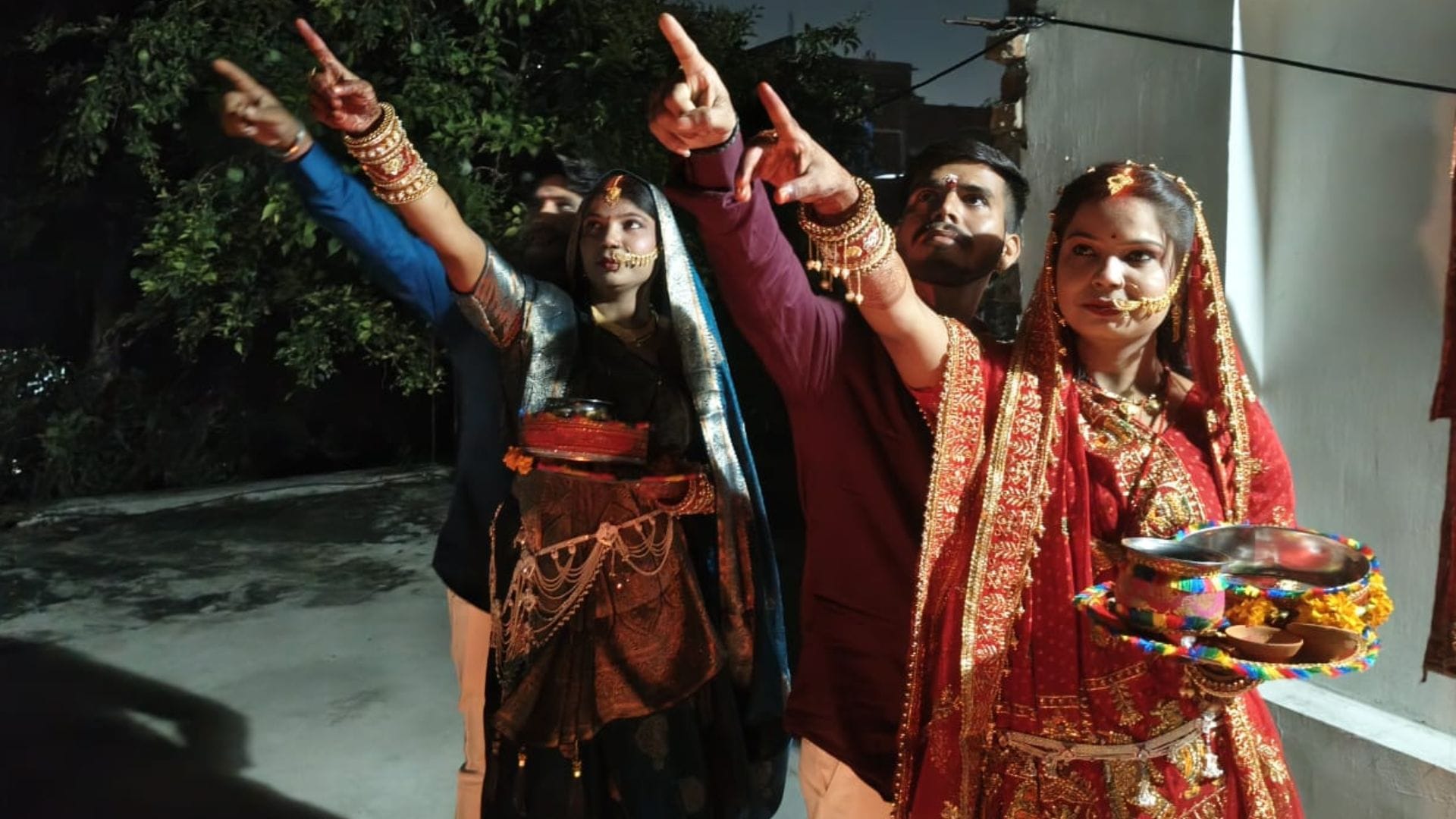Karwa Chauth Married women observe 14-hour fast for eternal happiness visit moon husbands give gifts