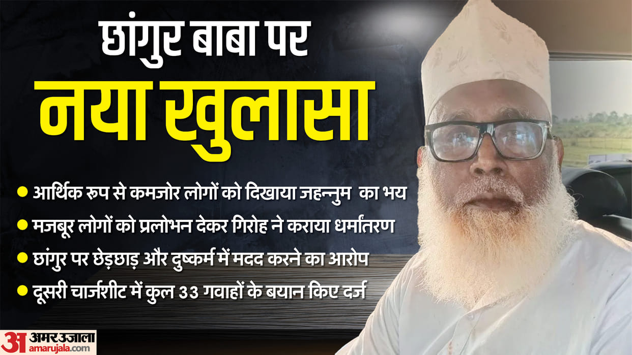 Chhangur baba gang also harassment helpless women shocking fact came to light in charge sheet