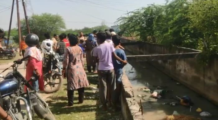 Kanpur Middle aged mans body found in open drain police suspect he died from slipping body sent for postmortem