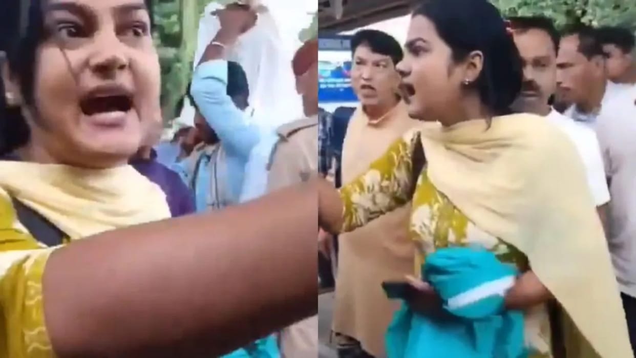 Video of a woman travelling without a ticket goes viral causing a lot of commotion Video goes Viral