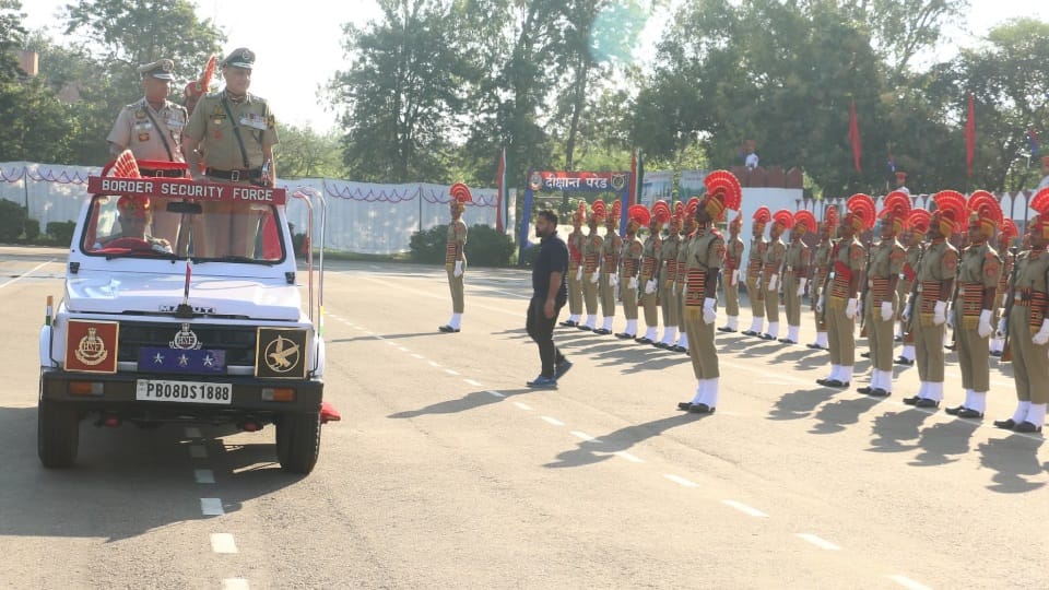Passing out parade of new constables organised at Khadka Camp Hoshiarpur