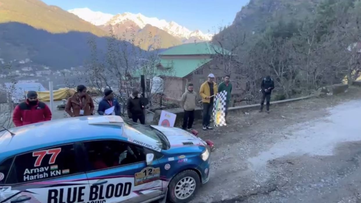 Rally of Himalaya: Cars and bikes race between Prini and Hamta Peak, watch video