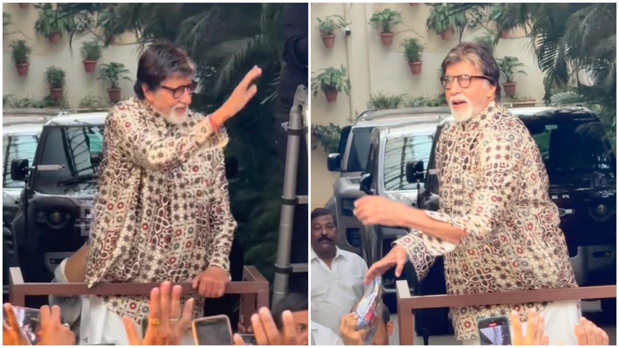 Fans came to jalsa for meet amitabh bachchan video viral on social media