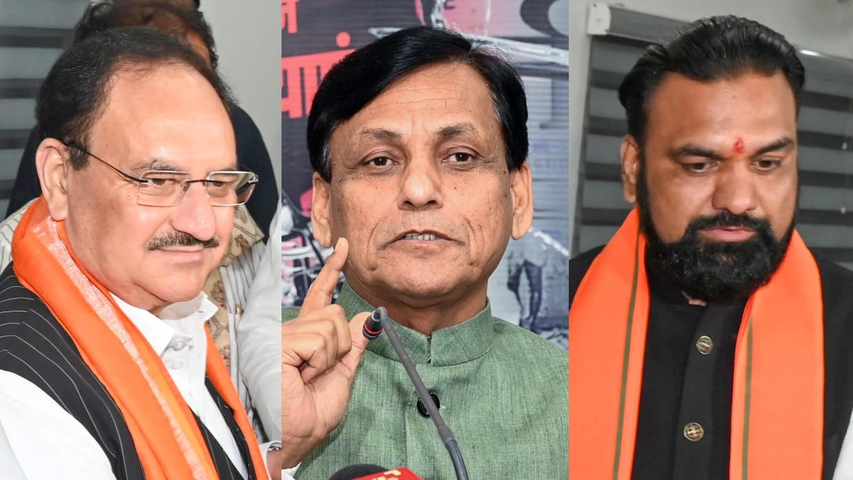 Bihar elections 2025 NDA seat sharing updates meeting at BJP chief Nadda house Samrat Chaudhary Nityanand Rai