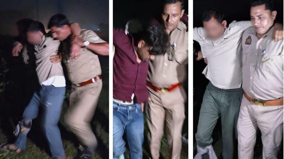 Saharanpur: Four miscreants shot in the encounter, arrested along with weapons, were wanted in these incidents