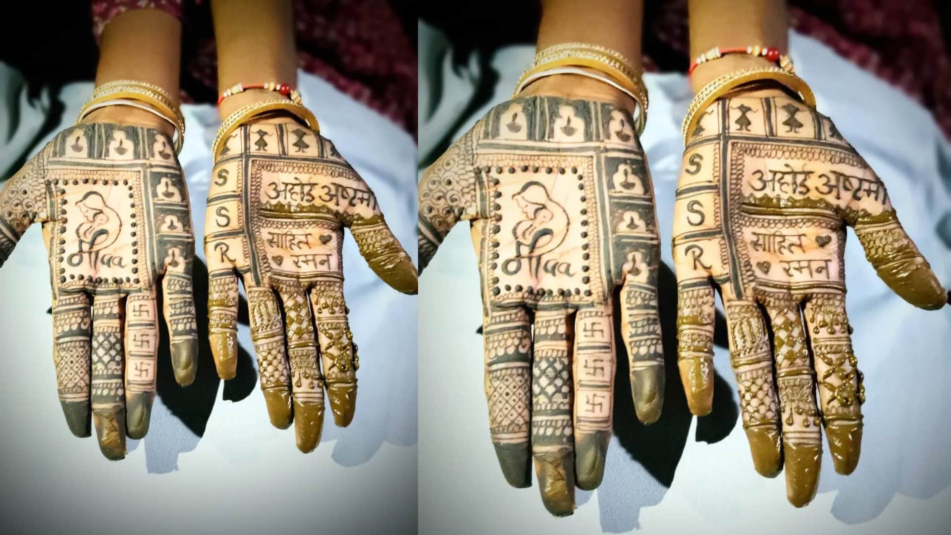 Ahoi Ashtami Mehndi Designs Simple and Beautiful Patterns for Festival Photos
