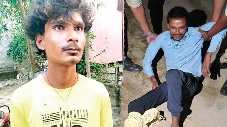 Police arrested two accused of gang-Misdeeds with teenage girl in Lucknow One accused injured During encounter
