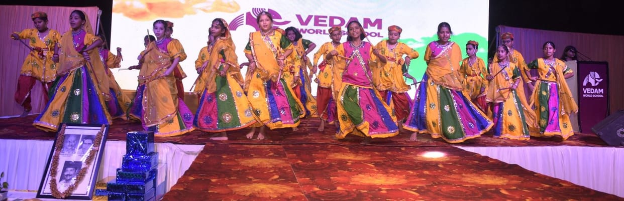 Garba and Deepotsav celebration in Vedam World School.