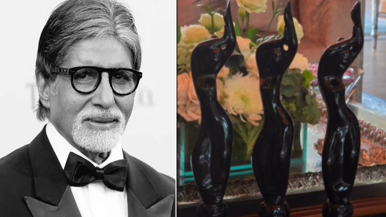 amitabh bachchan share post on wife jaya bachchan son abhishek bachchan won filmfare award 2025