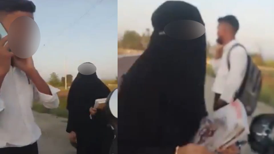 Bijnor: Misbehavior with Students Returning from Tuition, Muslim Girl and Hindu Boy Stopped; Video Goes Viral