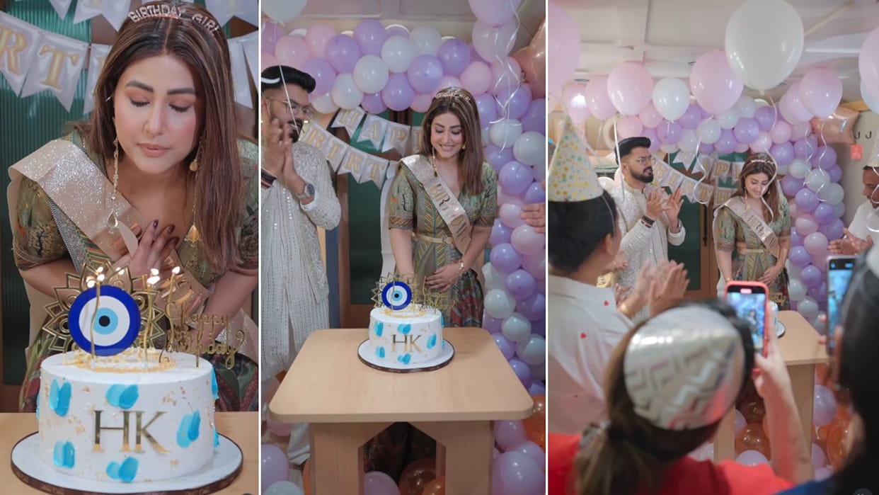 hina khan birthday celebrations with team HK video viral with husband Rocky Jaiswal