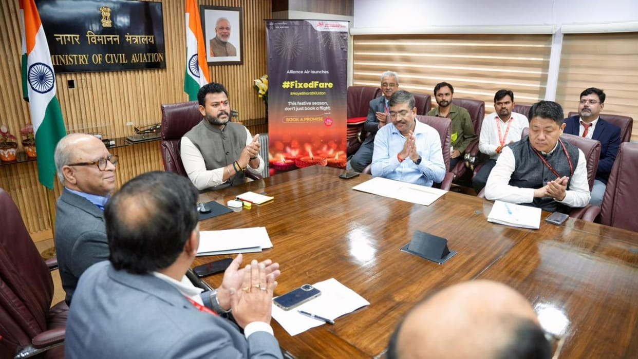 Civil Aviation Minister Rammohan Naidu introduces Alliance Air’s 'Fare se Fursat' Fixed Airfare Scheme