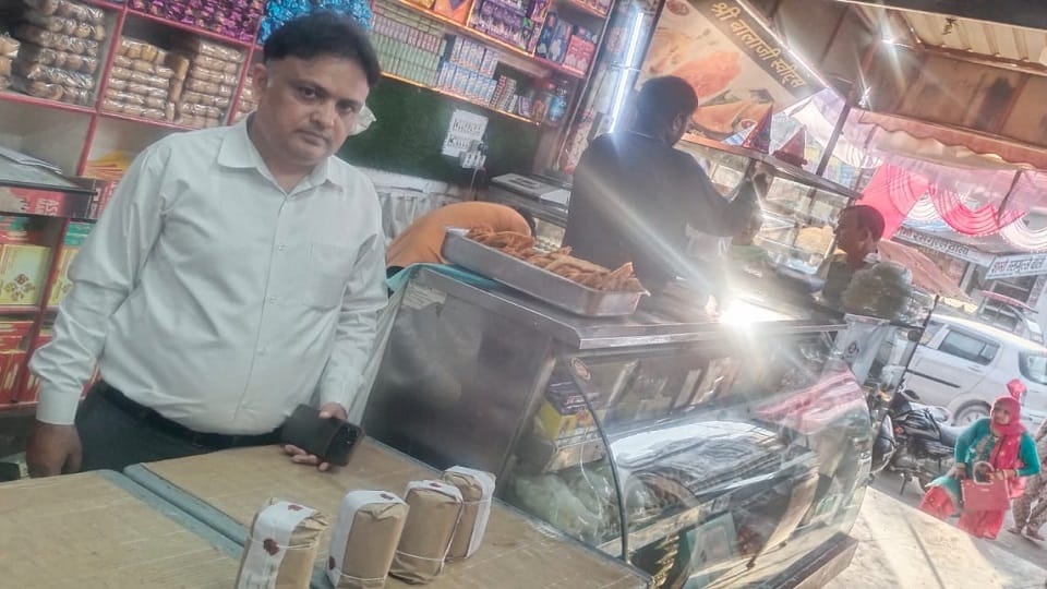 Food Safety Department collected samples of milk and sweets for testing