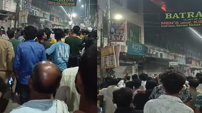 Kanpur: A fire at a readymade garment factory was extinguished by breaking down a wall