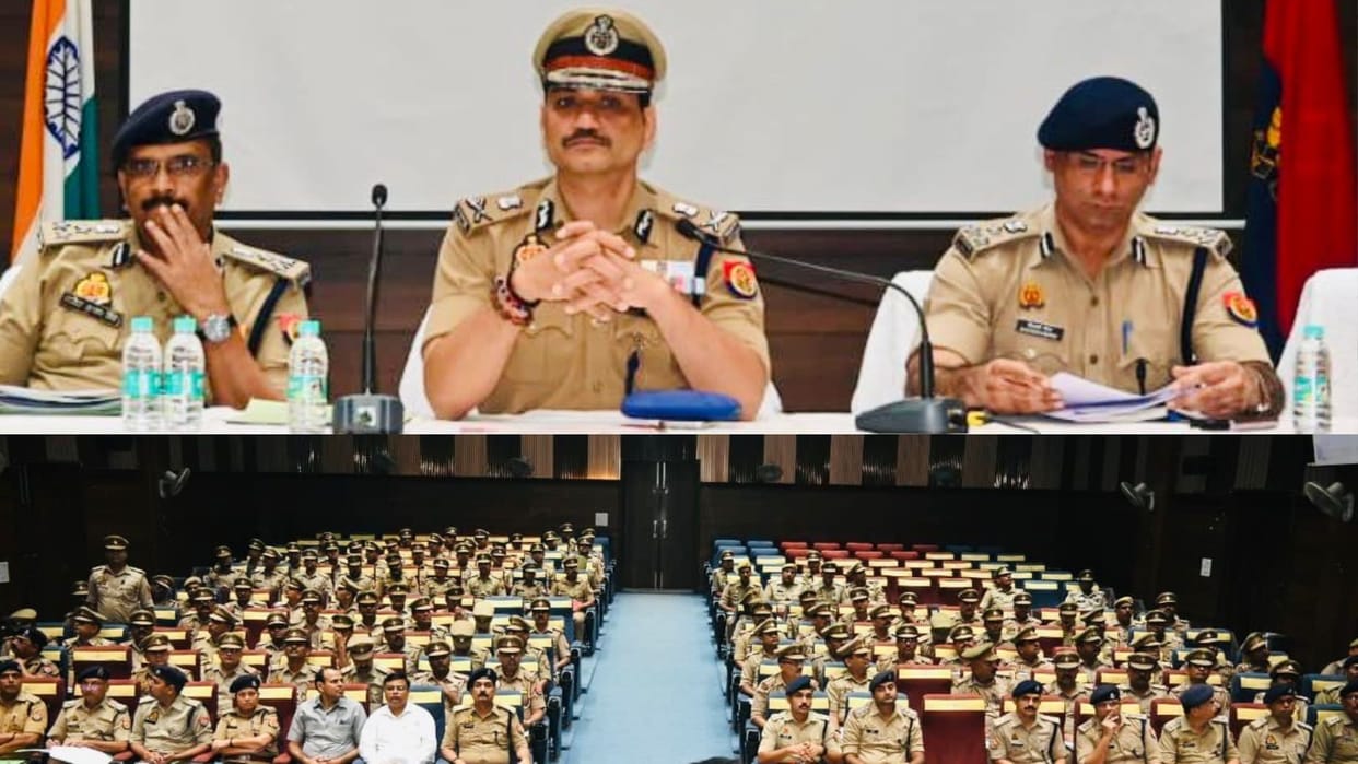 Police Commissioner Mohit Aggrawal in Varanasi reviewed crime and traffic arrangements in traffic auditori