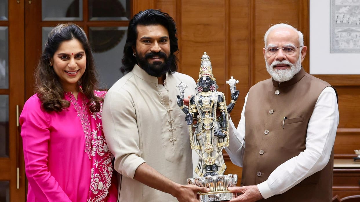ram charan upasana meeting pm modi archery premier league success news
