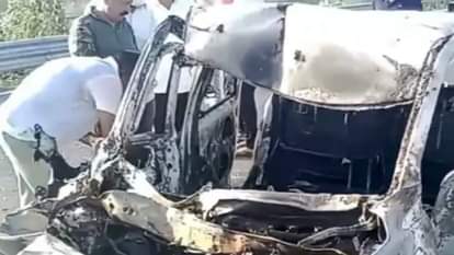 नापासर में भारतमाला रोड पर भीषण सड़क हादसा