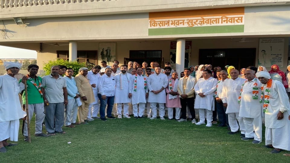 SC Cell District President Ram Niwas Mehra joined Congress