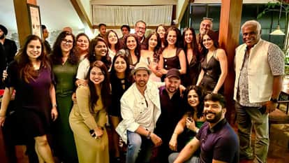 hrithik roshan gf saba azad new beginnings incredible journey fun evening party with cast of STORM