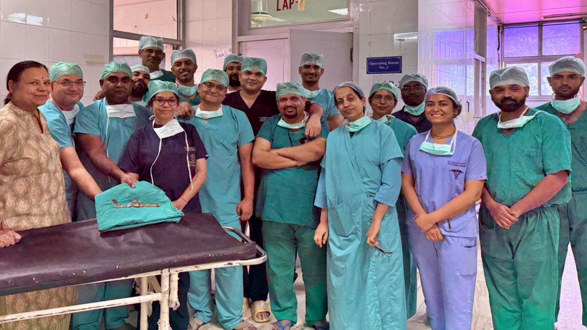 SMS Hospital removes watch from patient's esophagus using telescope nuts-bolts removed from large intestine