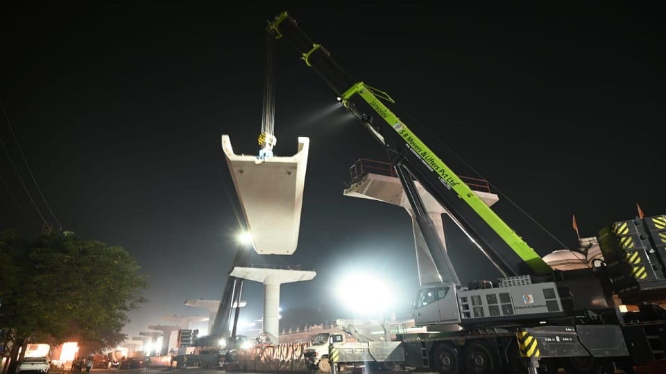 Agra Metro Second Corridor Progresses Rapidly New Bridge Over Yamuna Cleared