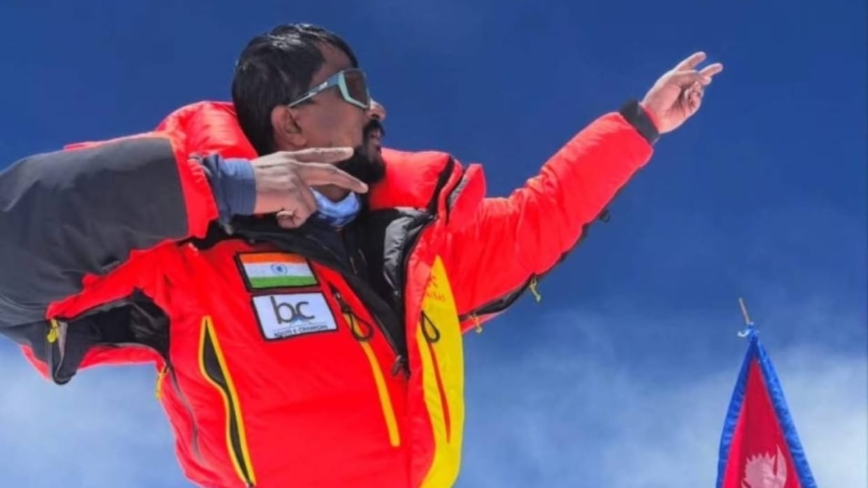 Bharath Thammineni became the first Indian mountaineer to summit all nine of the world's 14 highest peaks