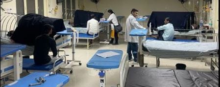 Special Hydrotherapy Treatment at SN Medical College for Fire-Burn Patients