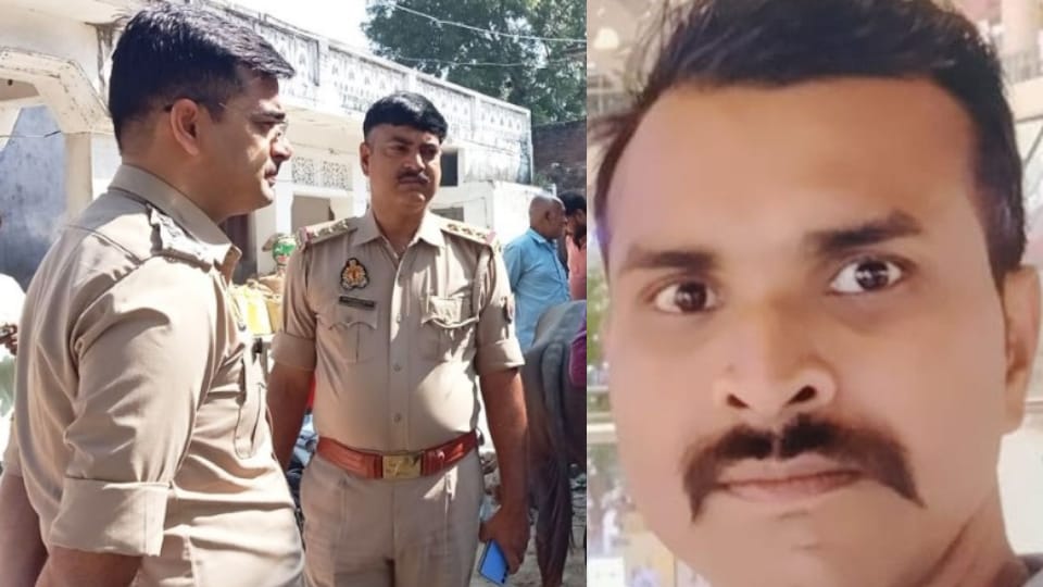 Fatehpur murder Case Murder accused constable used to extort money from villagers by flaunting his uniform