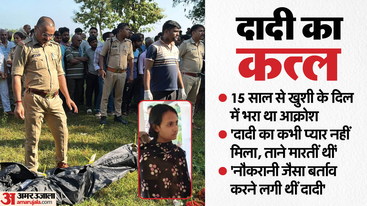 Gorakhpur Kalavati murder case Daughter Khushi kills grandmother to avenge her mother humiliation