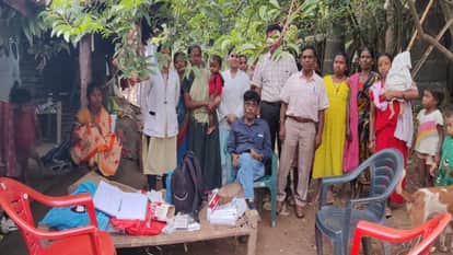 Health camp organised in remote forest village Gudiyapadar provided with medicine and testing facilities in CG