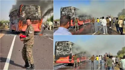 Politics over Jaisalmer bus accident: Ummedaram Beniwal says Helicopter for minister, waiting for common man