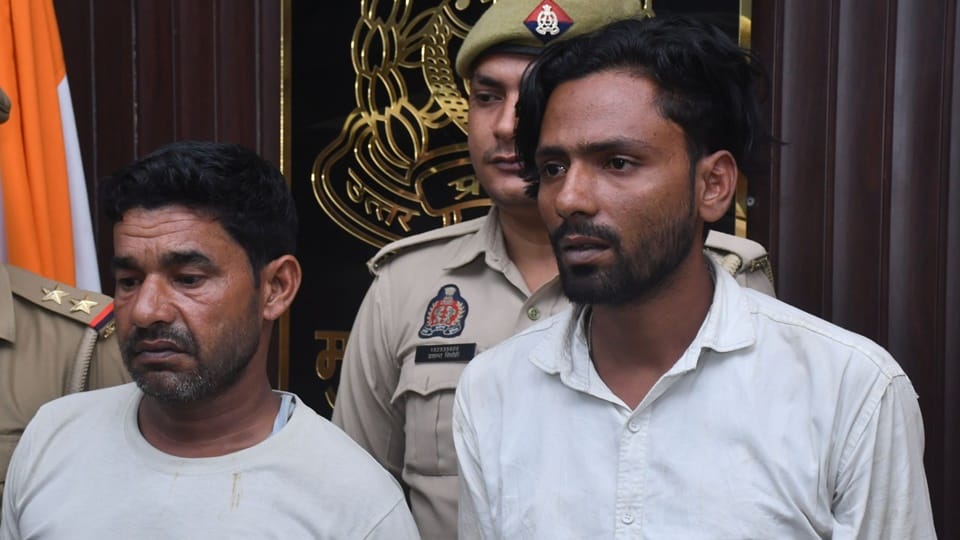 woman had shot herself to trap her husband two others including her husband arrested