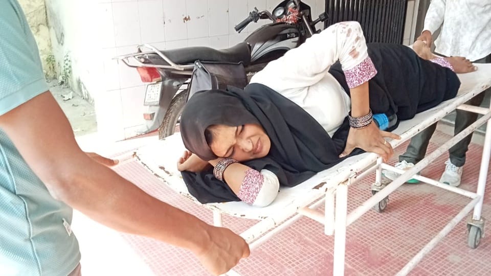 The woman herself got trapped while trying to trap her first husband her second husband got her shot in morada