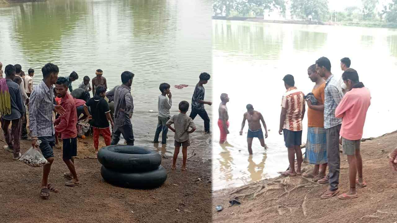 निस्तारी तालाब से मछली पकड़कर बेचने का आरोप