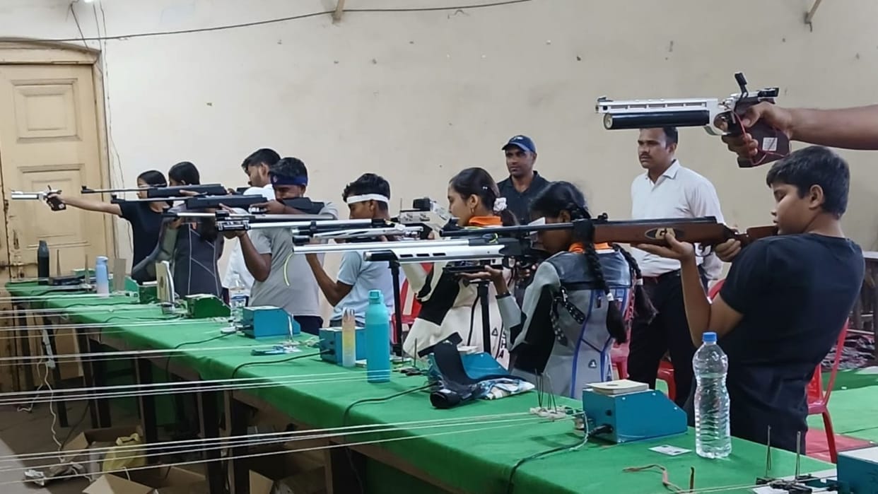school shooting competition in UP college 275 boys and girls players from 18 divisions will participate